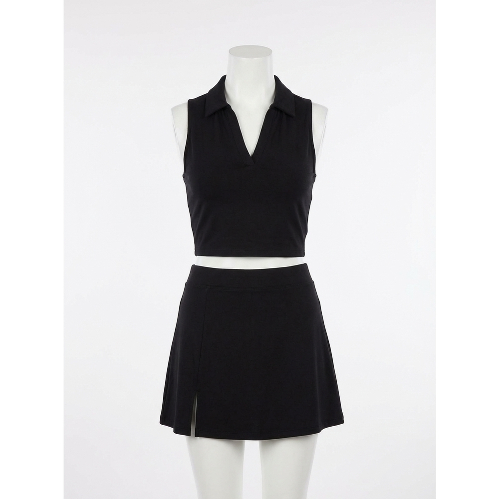 NEW Z SUPPLY hit the court skort in black